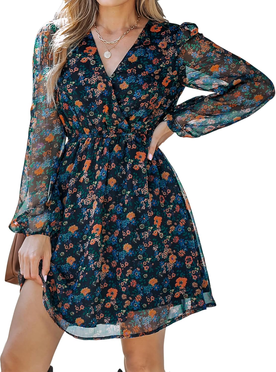 Thumbnail 5 de Cupshe Abito autunnale in chiffon mini