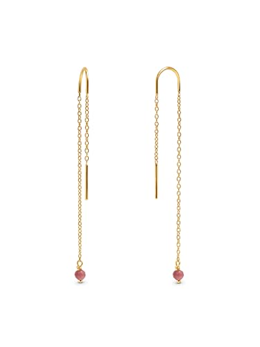 Detalle de SINGULARU Pendientes Drop Pink 6,5 cm