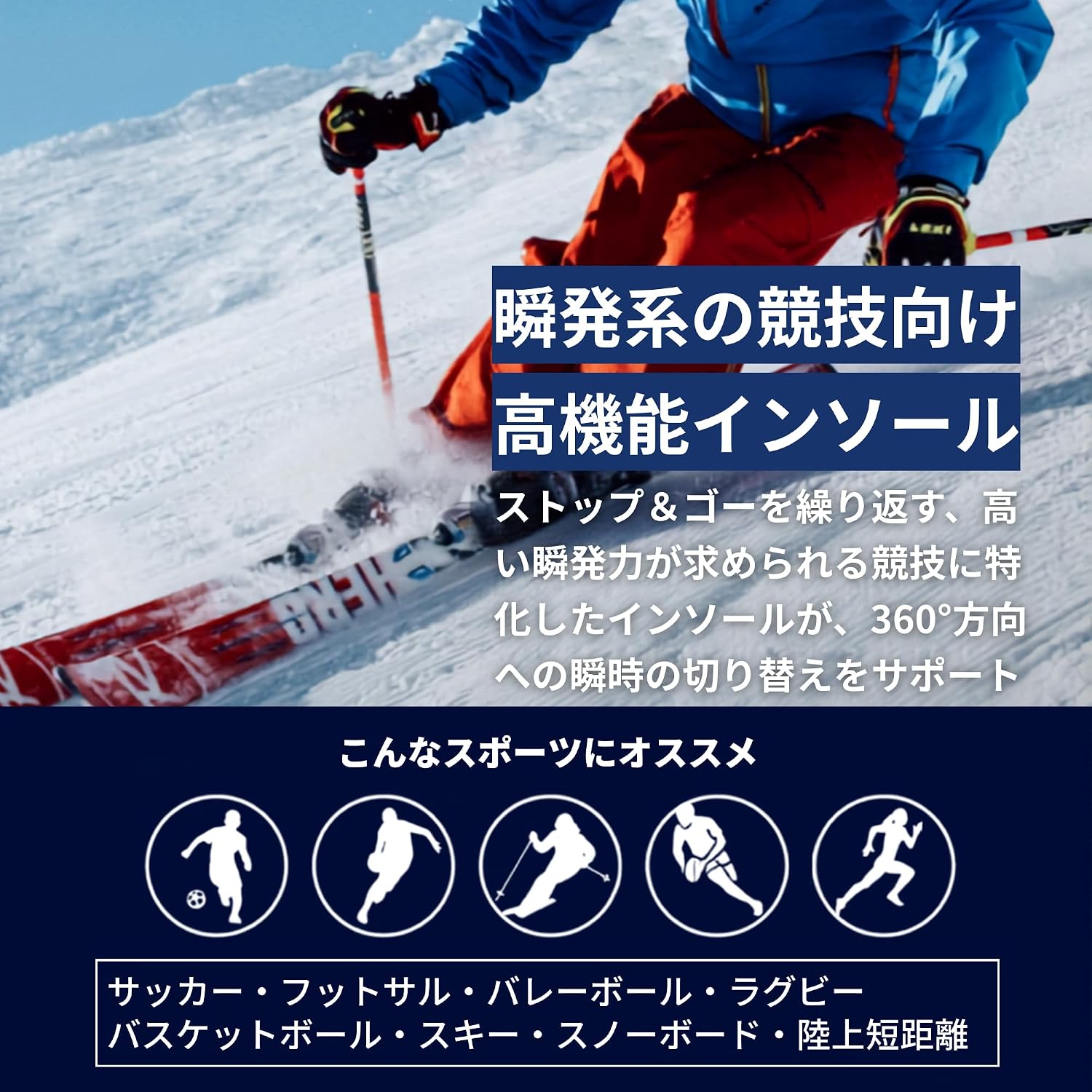 Thumbnail 2 de M.モゥブレィ スピードアルファ スポーツインソール 28-29cm EVA素材・洗える仕様