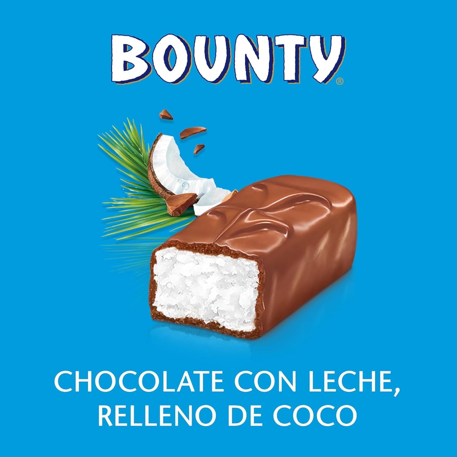 Detalle 1 de Bounty Coco Chocolatina con Chocolate con Leche (24x57g) 🥥🍫