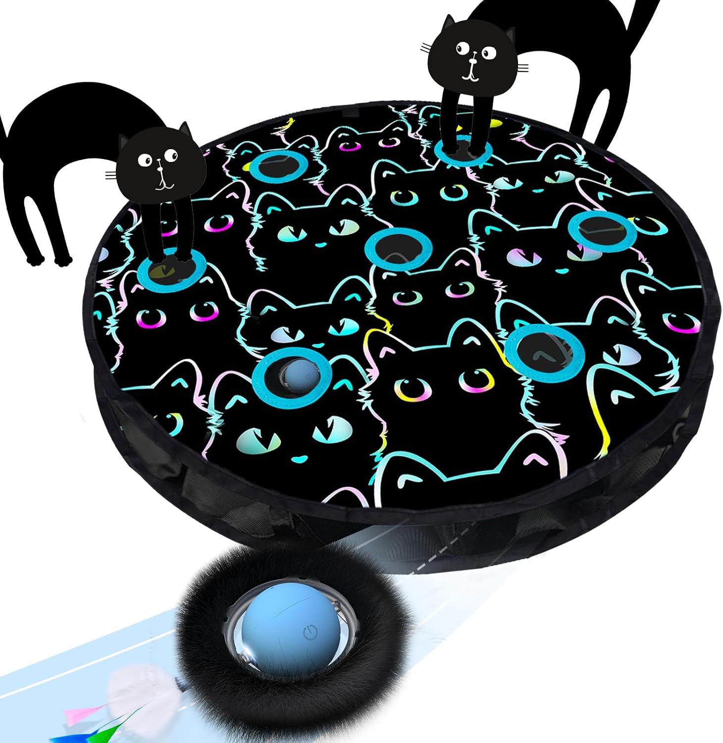 Detalle de GoldenSun Interactive Smart Cat Ball Toy 🐱