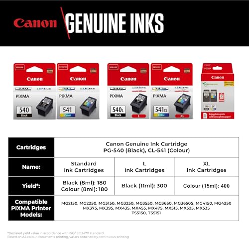 Thumbnail 1 de Canon CL-541XL FINE Genuine High Yield Colour Ink Cartridge