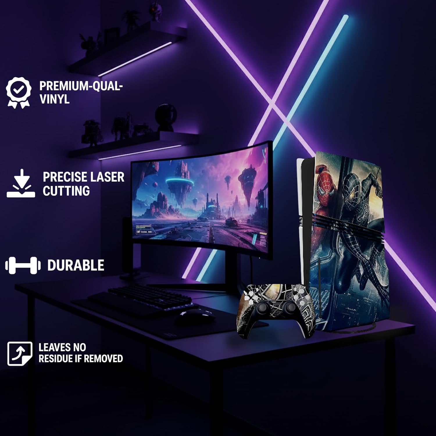Thumbnail 6 de MaD Vision PS5 Slim, kit vinilos mate