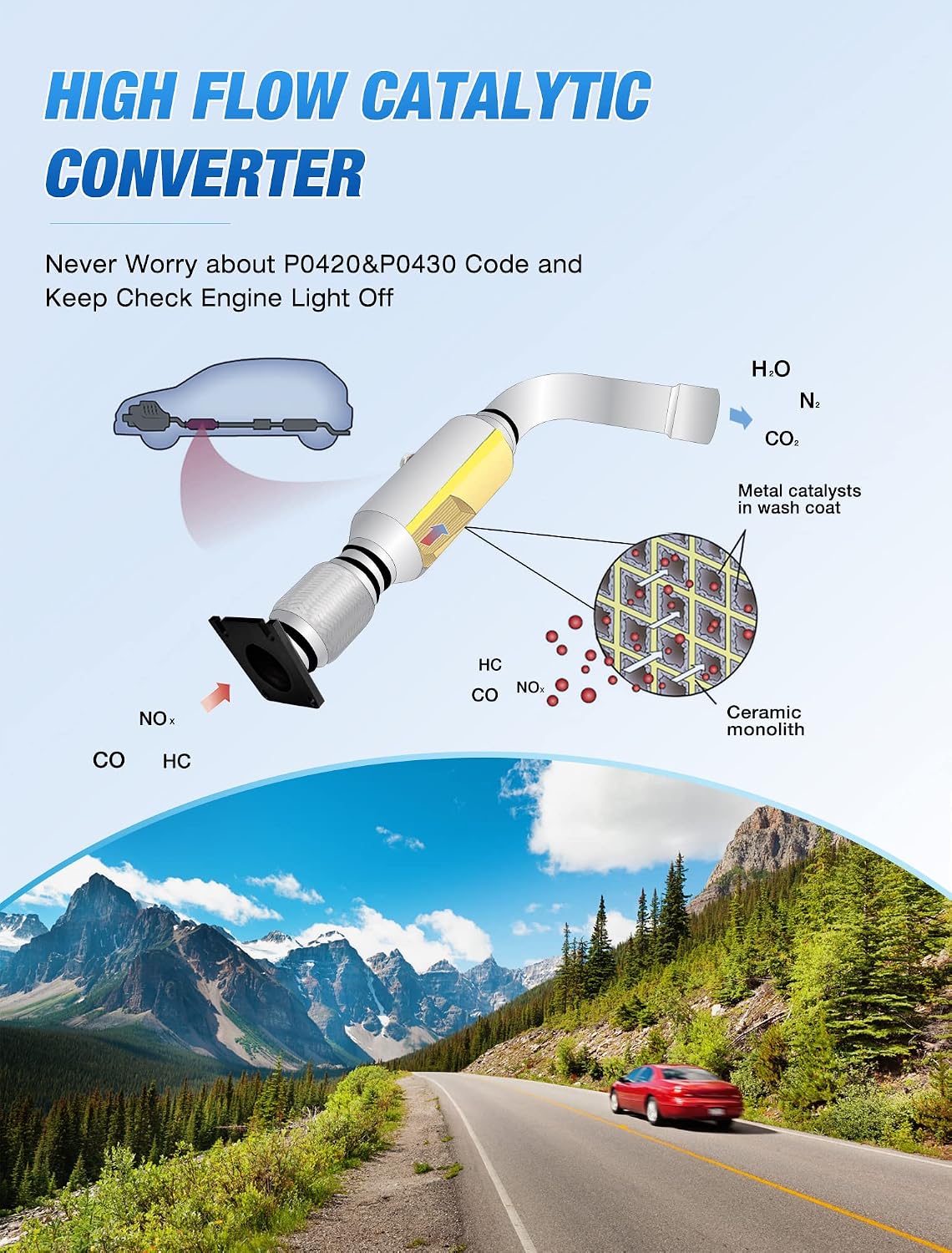 Thumbnail 6 de Nilight Catalytic Converter 3.8L Direct-Fit