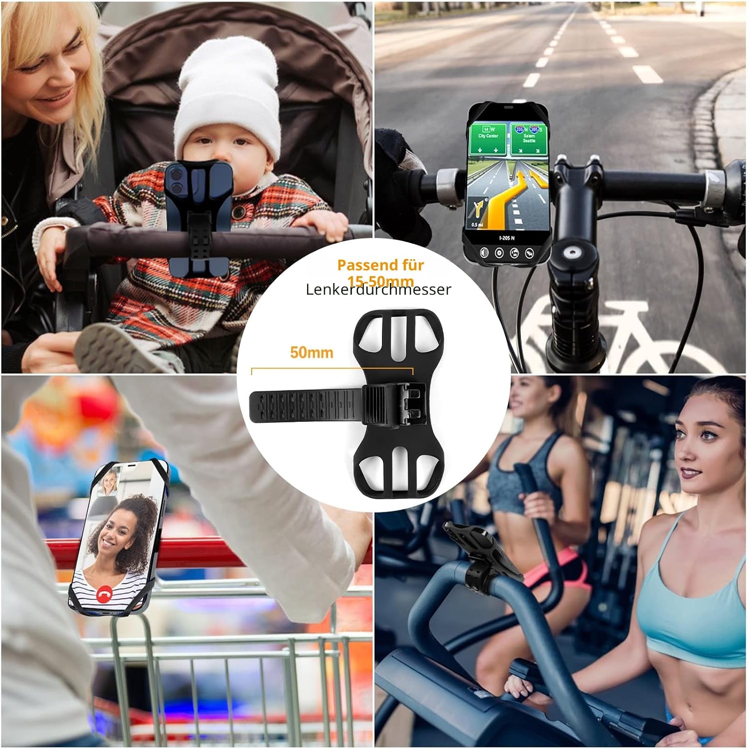 Thumbnail 5 de Rouclo Handyhalterung Fahrrad 4,5–7 Zoll