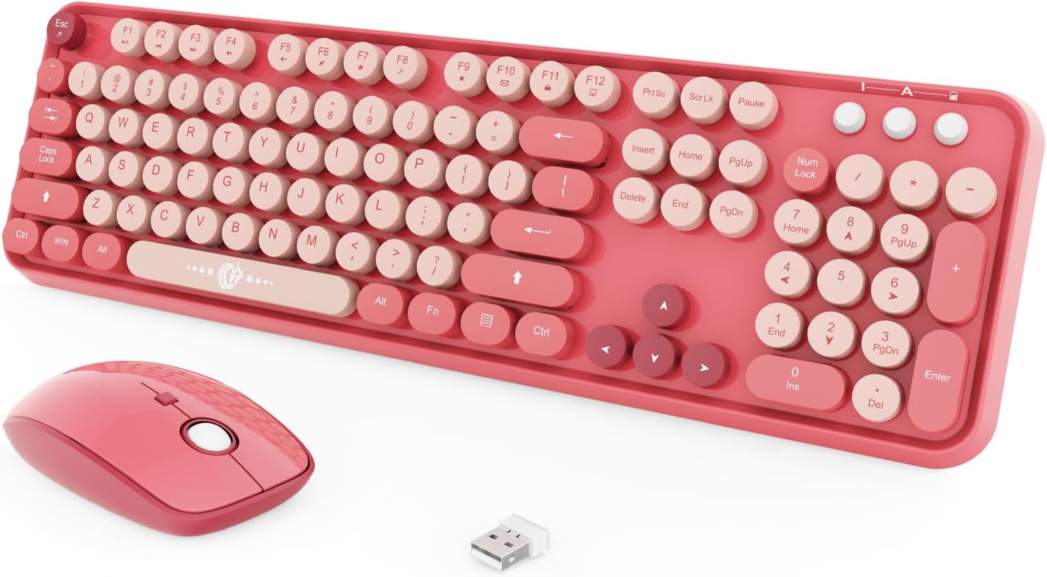 Detalle de MilkTea Wireless Keyboard and Mouse 2.4 GHz 🖱