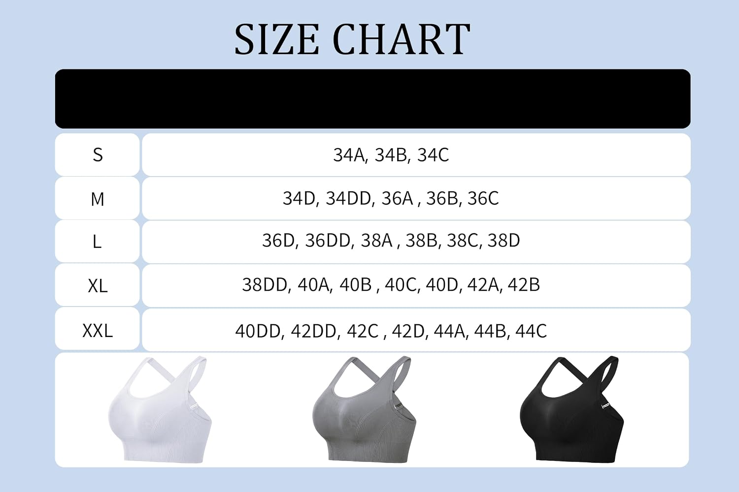 Thumbnail 5 de Litherday Reggiseno Sportivo Alto Impatto S-XXL