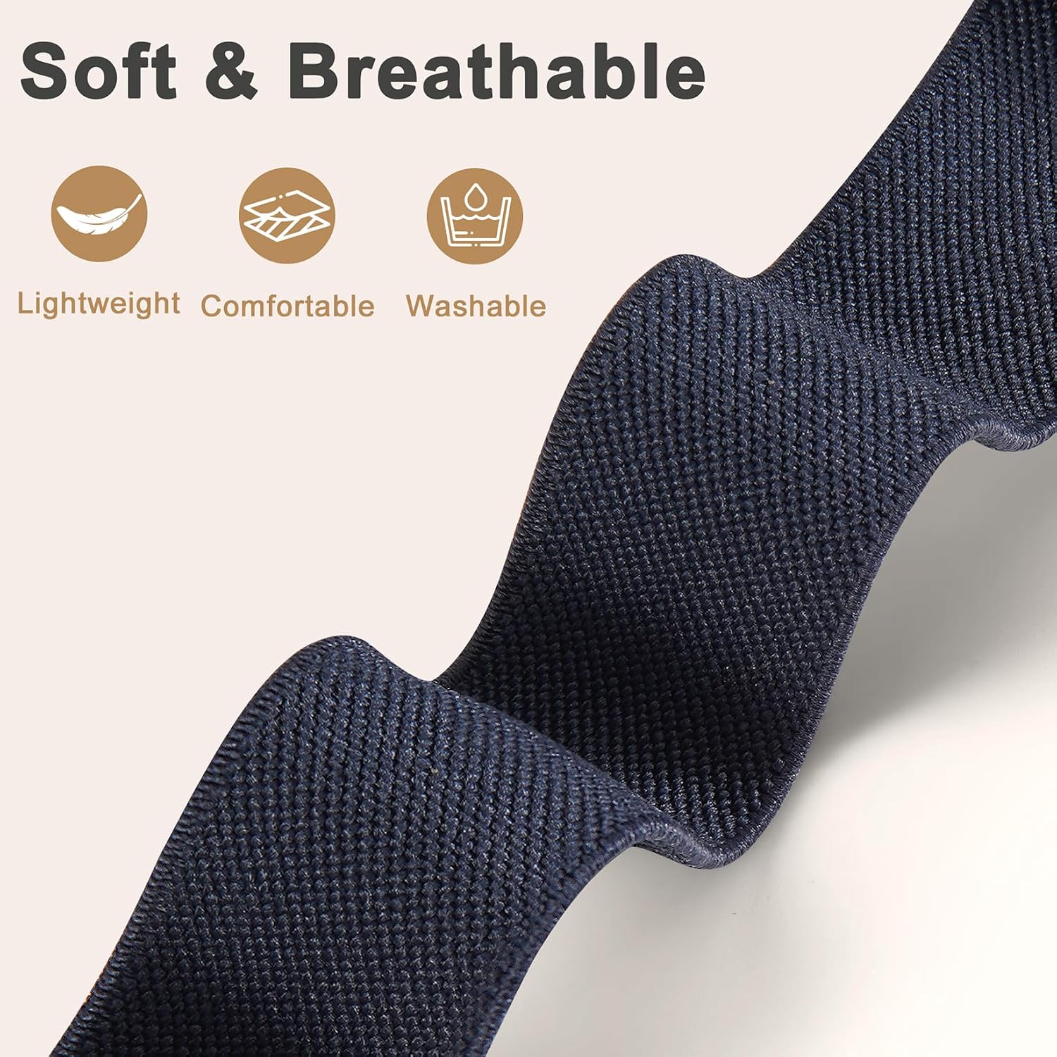 Detalle de Wizvv Pack of 3 18mm Elastic Wristbands for Garmin and More