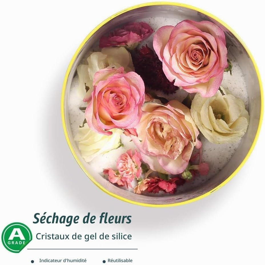 Detalle de Wisedry Flduk-5 lbs silicagel voor bloemen, fijne kristallen <1 mm
