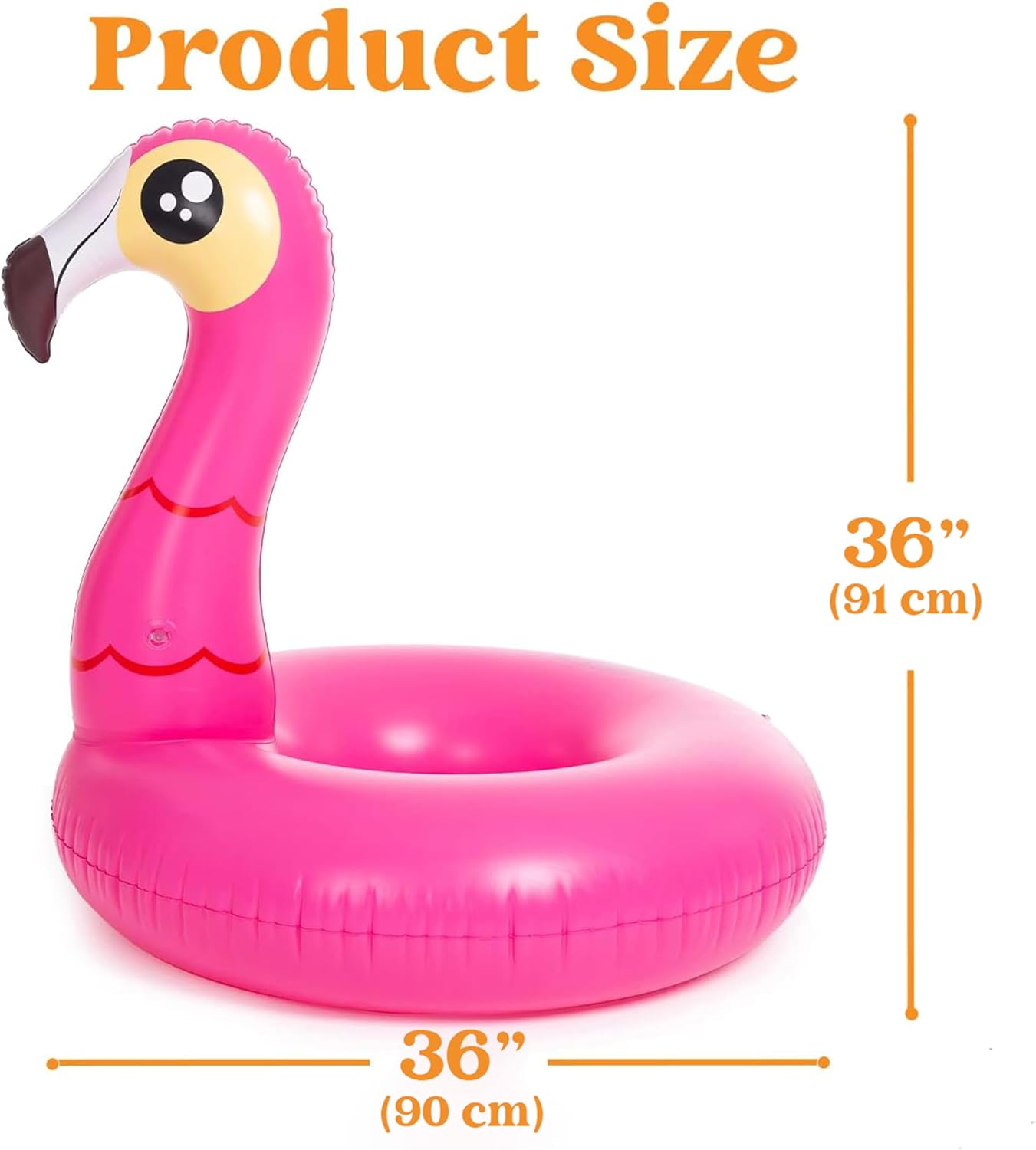 Detalle de JOYIN 2-Pack Flamingo & Unicorn Pool Float Tubes for Adults & Kids (Inflatable Pool Float Raft Loungers)