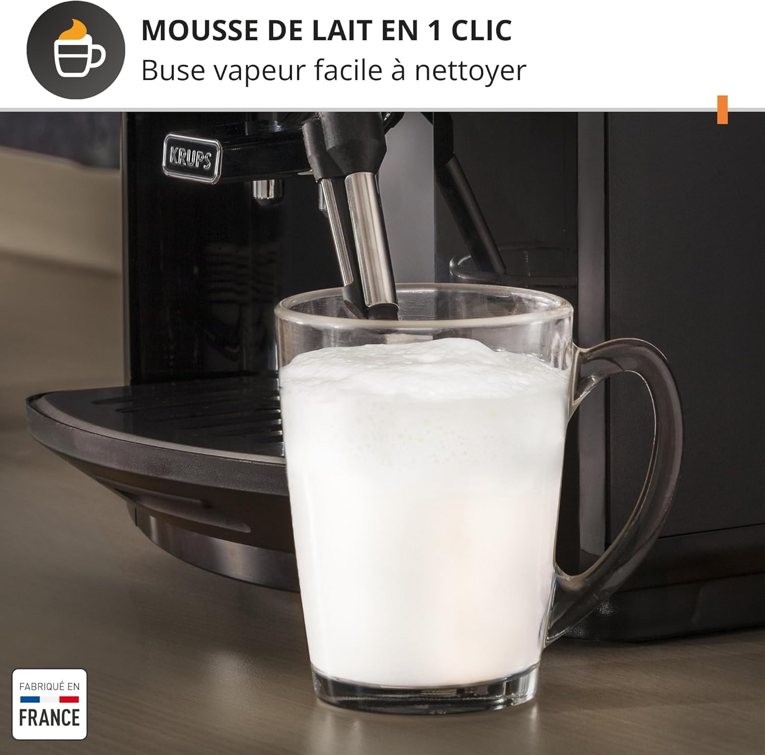 Thumbnail 6 de KRUPS Essential YY8135FD Noir – machine à café grains automatique avec buse vapeur