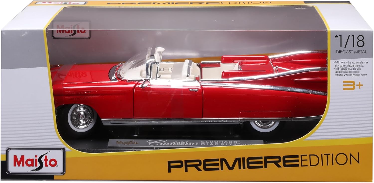 Thumbnail 5 de Maisto 1:18 PE 1959 Cadillac Eldorado Biarritz, metalowy model auta