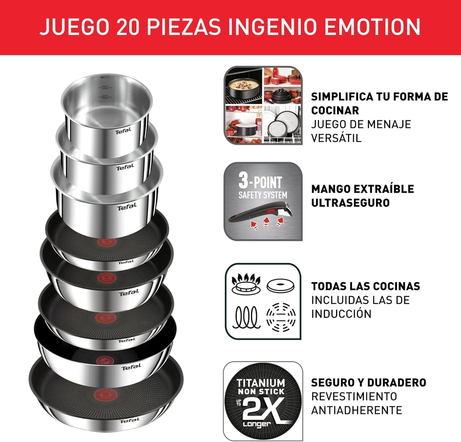 Thumbnail 2 de Tefal Ingenio Emotion