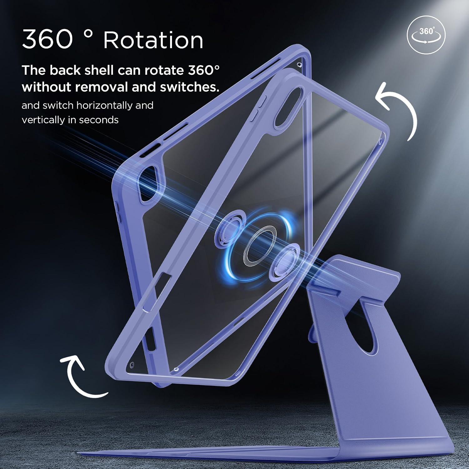 Detalle 1 de iPad 11th Gen rotating case 360°