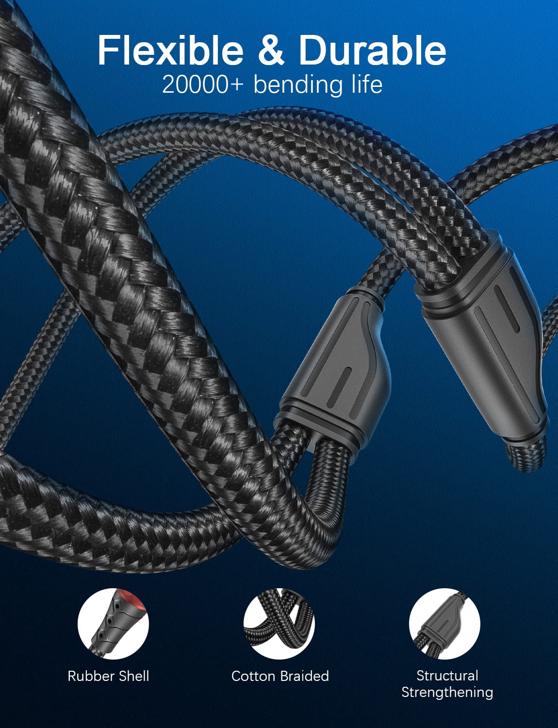 Thumbnail 4 de SOUNDFAM Dual XLR to RCA Cable (3 Metre) with Y-splitter – 2 x XLR Male to 2 x RCA Male