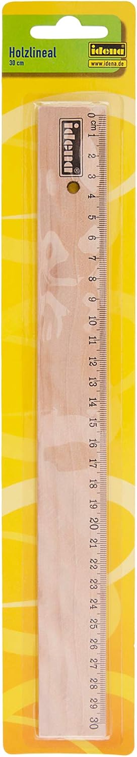 Detalle de Idena 602052 plastlinjal, 16 cm, transparent med centimeter- och millimeterskala