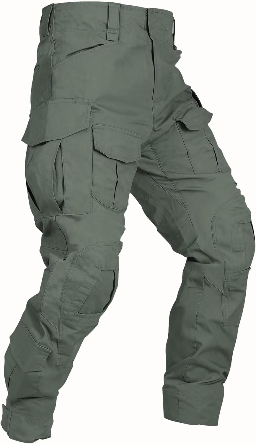 Detalle de VATINNT Men's Hiking Tactical Trousers: Waterproof Camouflage Cargo Pants for Outdoors
