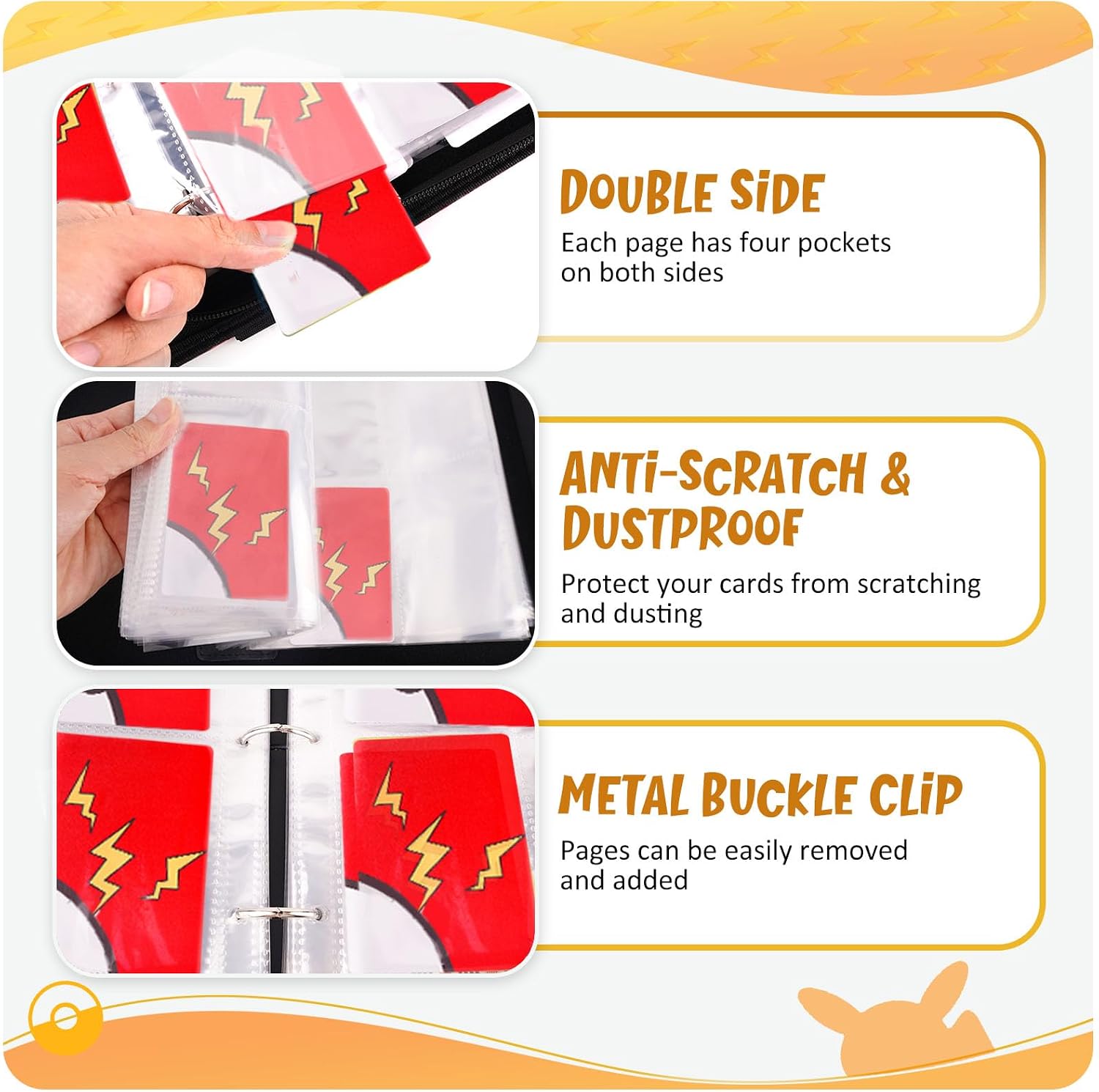 Thumbnail 4 de GOROMA Card Binder 400-Pocket Card Album