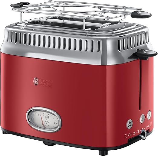 Detalle de Russell Hobbs Tostadora Retro 21680-56 🍞 - Diseño Vintage