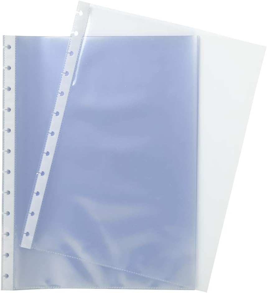 Detalle de Exacompta 86334E - Protège-documents Exactive amovible à anneaux, 60 vues, 30 pochettes A4, noir