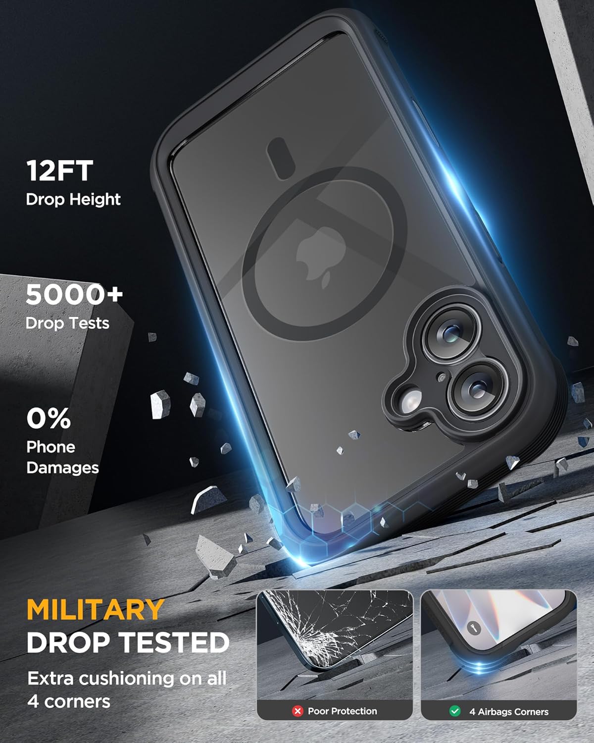 Detalle 2 de Miracase iPhone 17 6.3" Protective Case