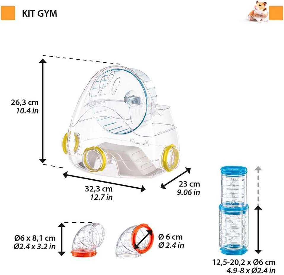 Thumbnail 1 de Ferplast Röhren Hamster-Set 4 Teile 🐹