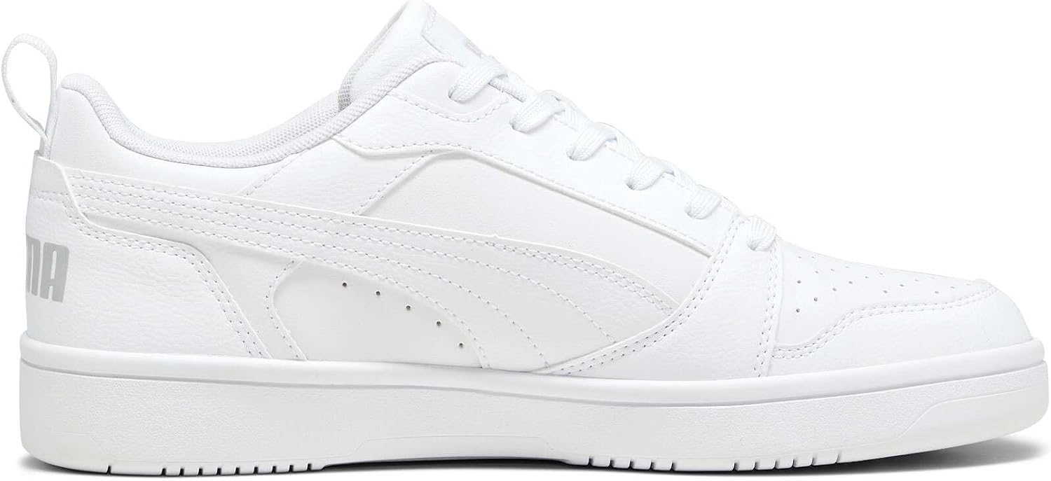 Detalle de PUMA Rebound V6 Low – Alltags-Sneaker mit Leder-Optik und markanten Details