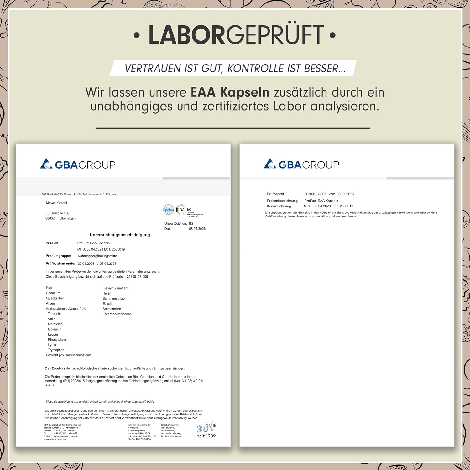 Detalle 1 de EAA Kapseln 240 Giga Caps mit 1000 mg
