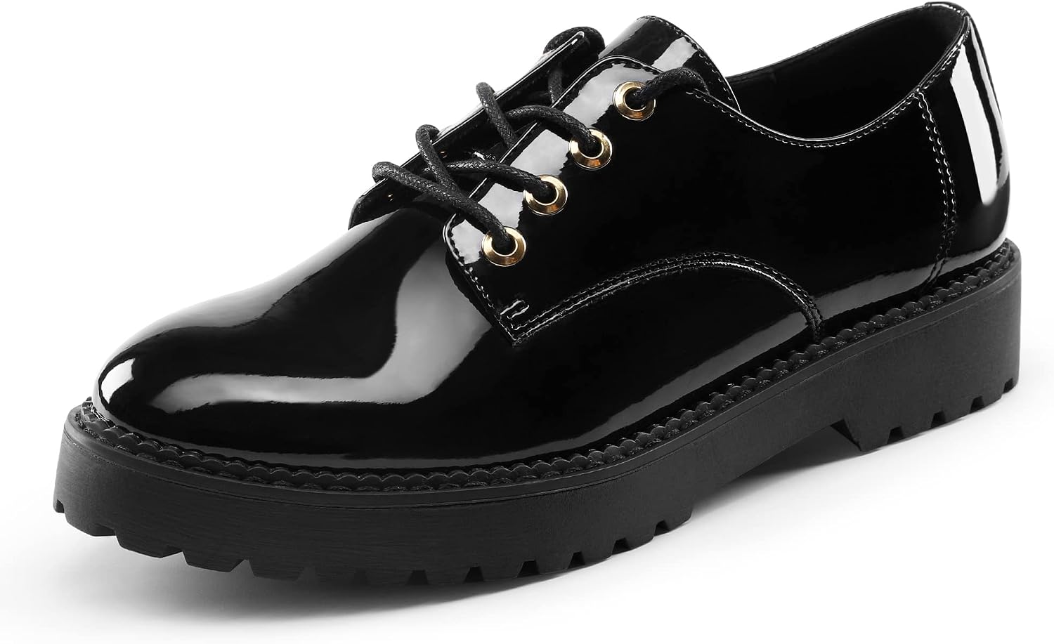 Detalle de DREAM PAIRS Oxford Zapatos de Cordones Mujer