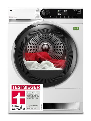Detalle de AEG Serie 8000 Wärmepumpentrockner TR8AMZ78 – Testsieger Stiftung Warentest