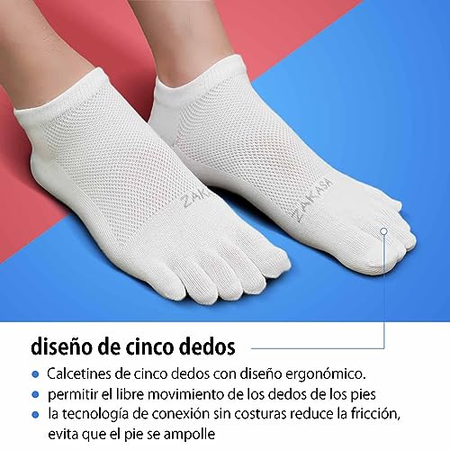 Detalle 2 de Chaussettes à doigts PUTUO 5 orteils ⚙