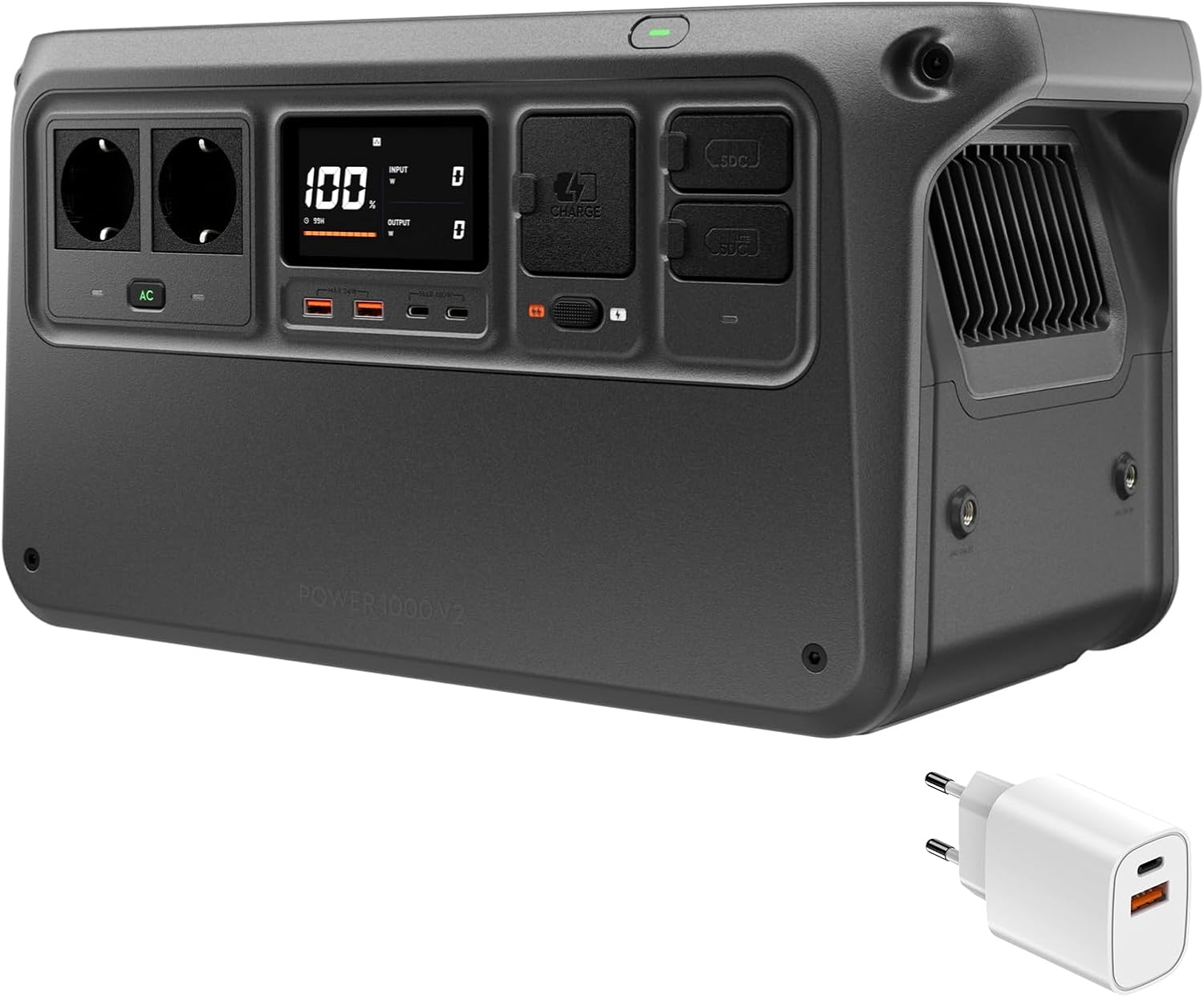 Detalle de DJI Power 1000 V2 1024Wh generatore portatile ⚡📦📱📷📺🔋📟📻📡📡📡📡📡📡📡📡📡📡
