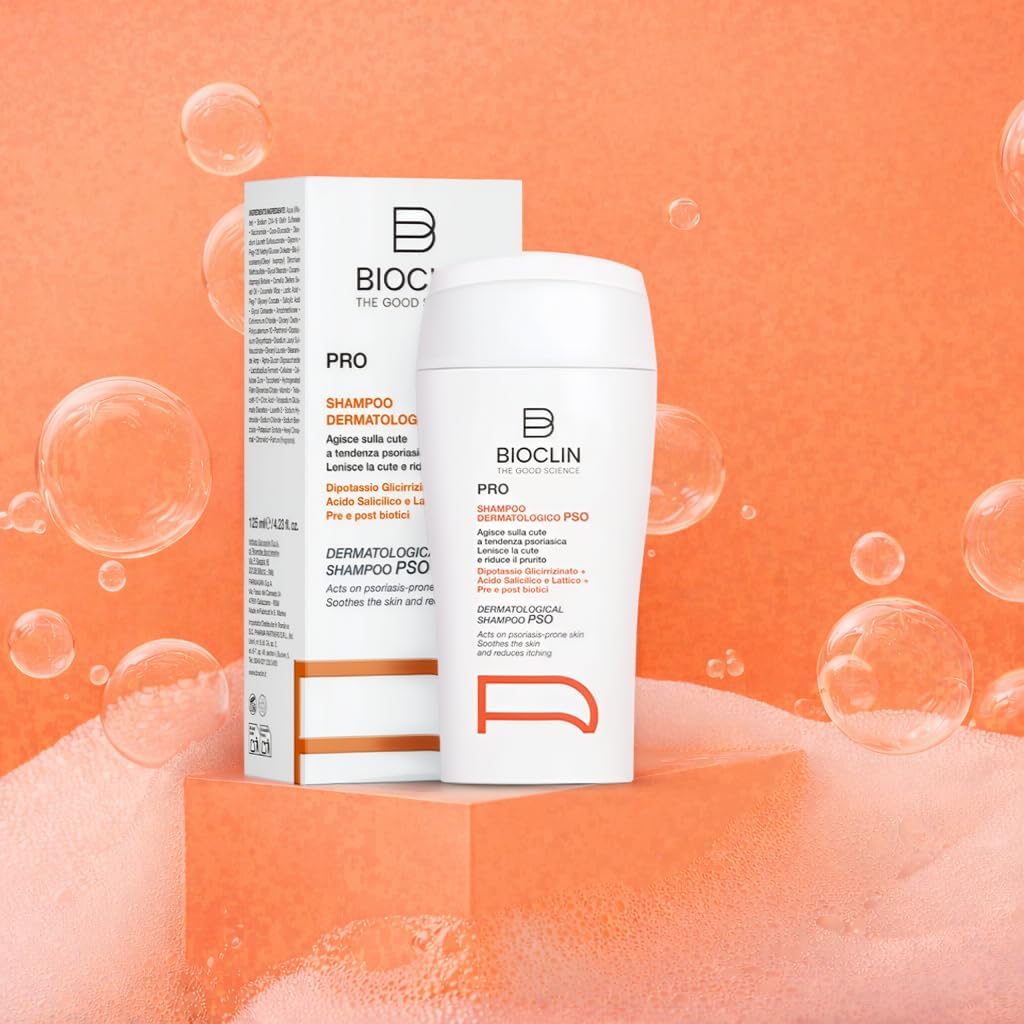 Detalle 2 de BIOCLIN PRO SHAMPOO DERMATOLOGICO PSO 125 ml – Sollievo per cuoio capelluto con tendenza psoriasica