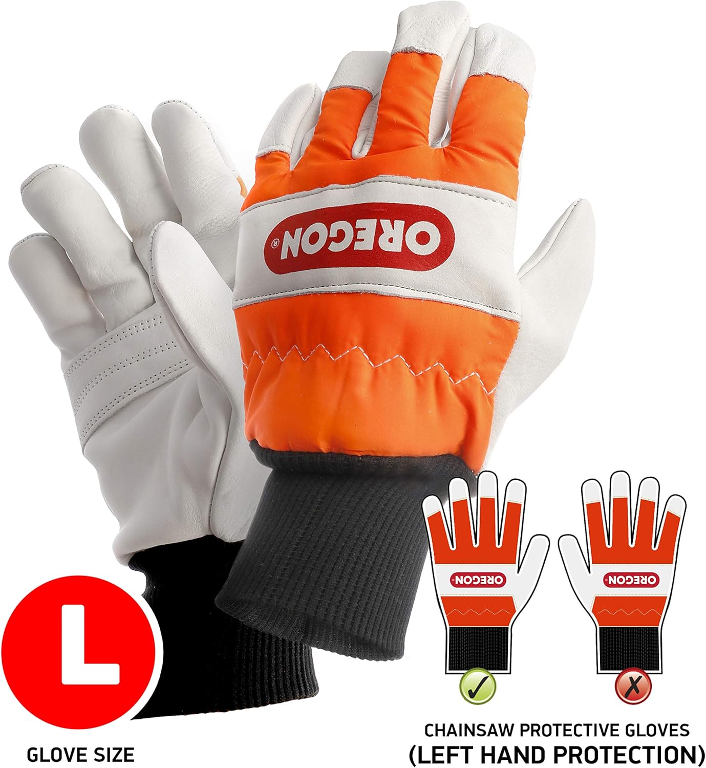 Thumbnail 2 de Oregon Yukon chainsaw safety helmet with earmuffs, steel mesh visor and universal chainsaw trousers with gloves