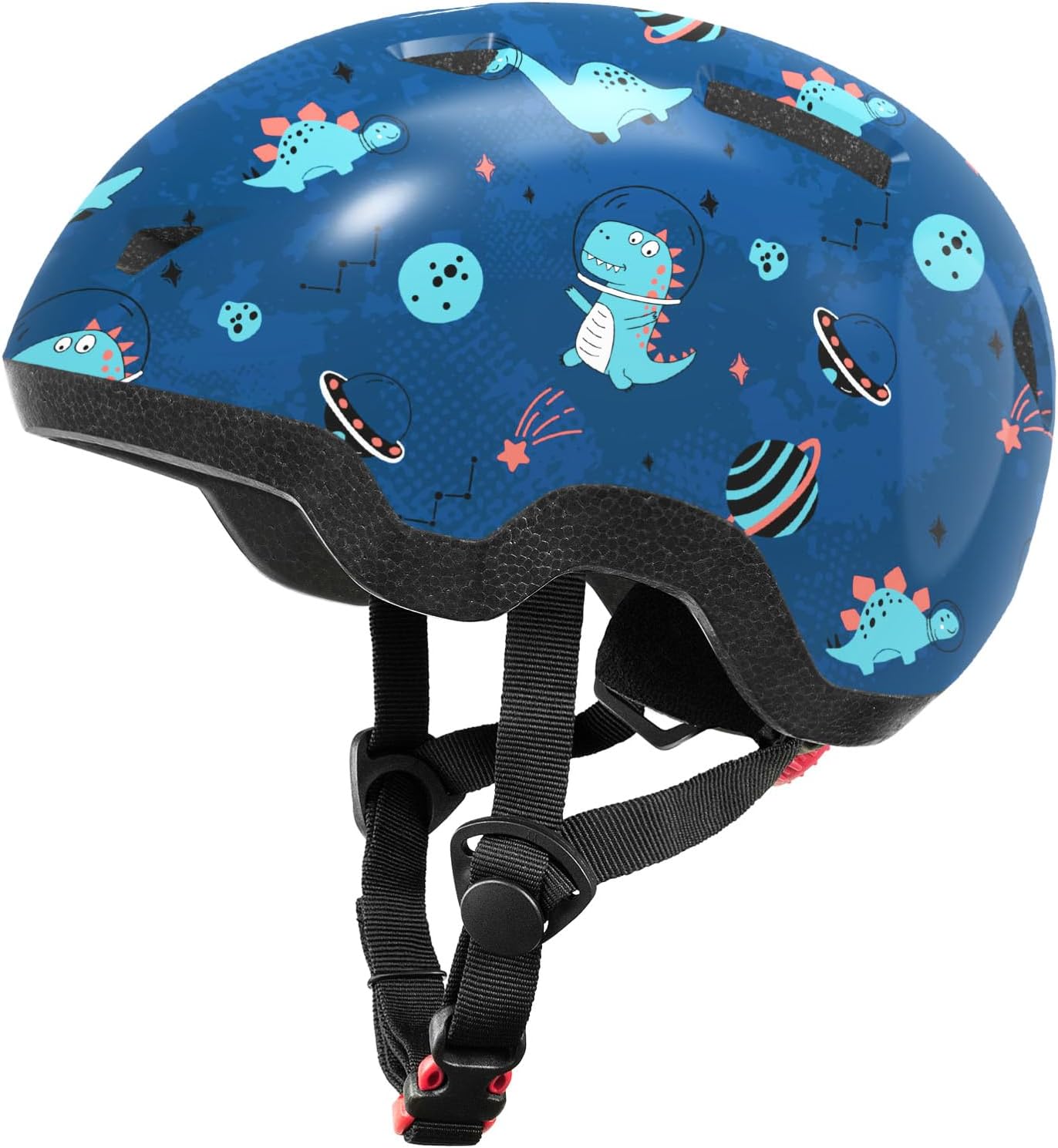 Detalle de MOUNTALK Toddler Bike Helmet, Dino, Adjustable Fit, XS and S Sizes