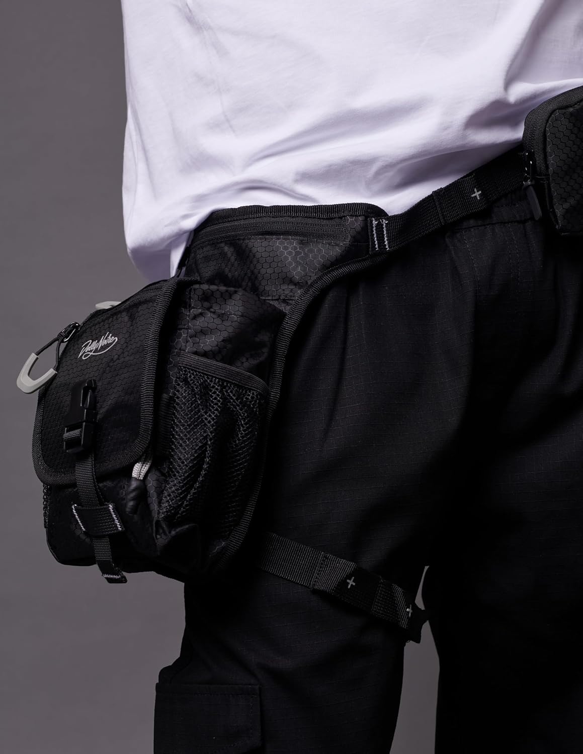 Detalle 2 de Dolly Noire Borsa Leg Bag Marsupio Gamba – Nero, unisex, urban e multifunzionale