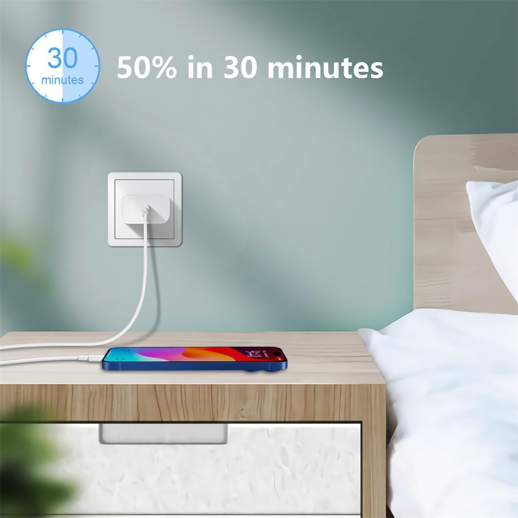 Thumbnail 2 de Fast USB-C Charger Block 20W USB-C Power Adapter 📱