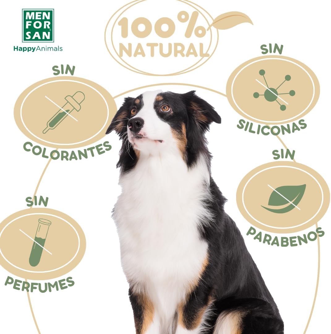 Detalle de MENFORSAN Shampoing pour Chien à l’avoine 1 l – pour peaux sensibles
