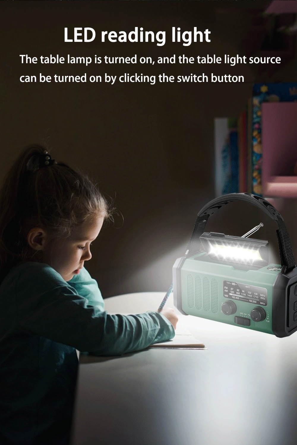 Thumbnail 2 de Radio Manovella Emergenza 20000mAh a energia solare con SOS e torcia 3 modalità