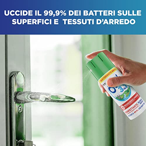 Detalle de OUST 3in1 Spray Elimina Odori Disinfettante – 3 confezioni da 400 ml
