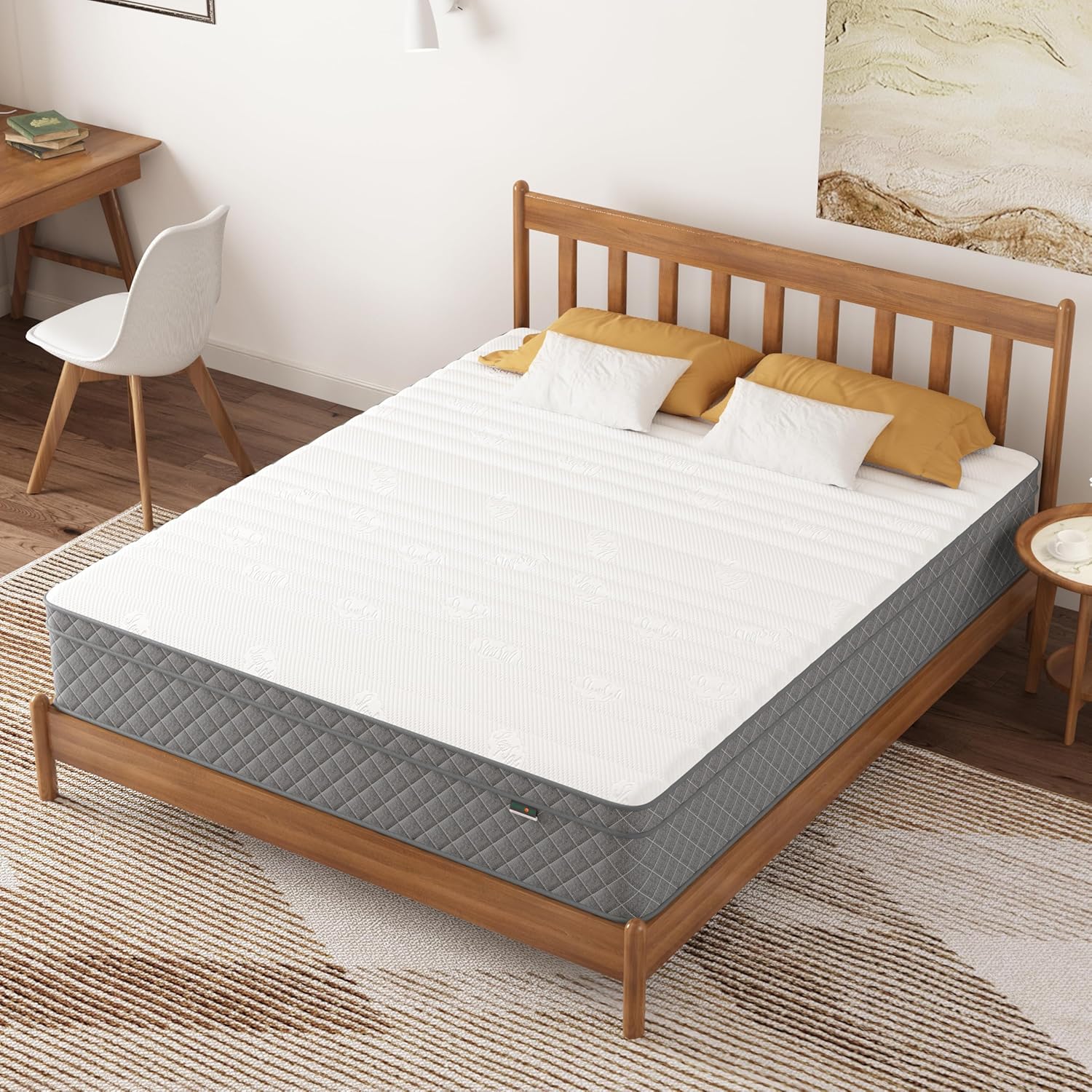 Thumbnail 1 de PurrJoys Full Mattress: 12-Inch Cooling Gel Memory Foam & Pocket Spring Hybrid (Full Size)