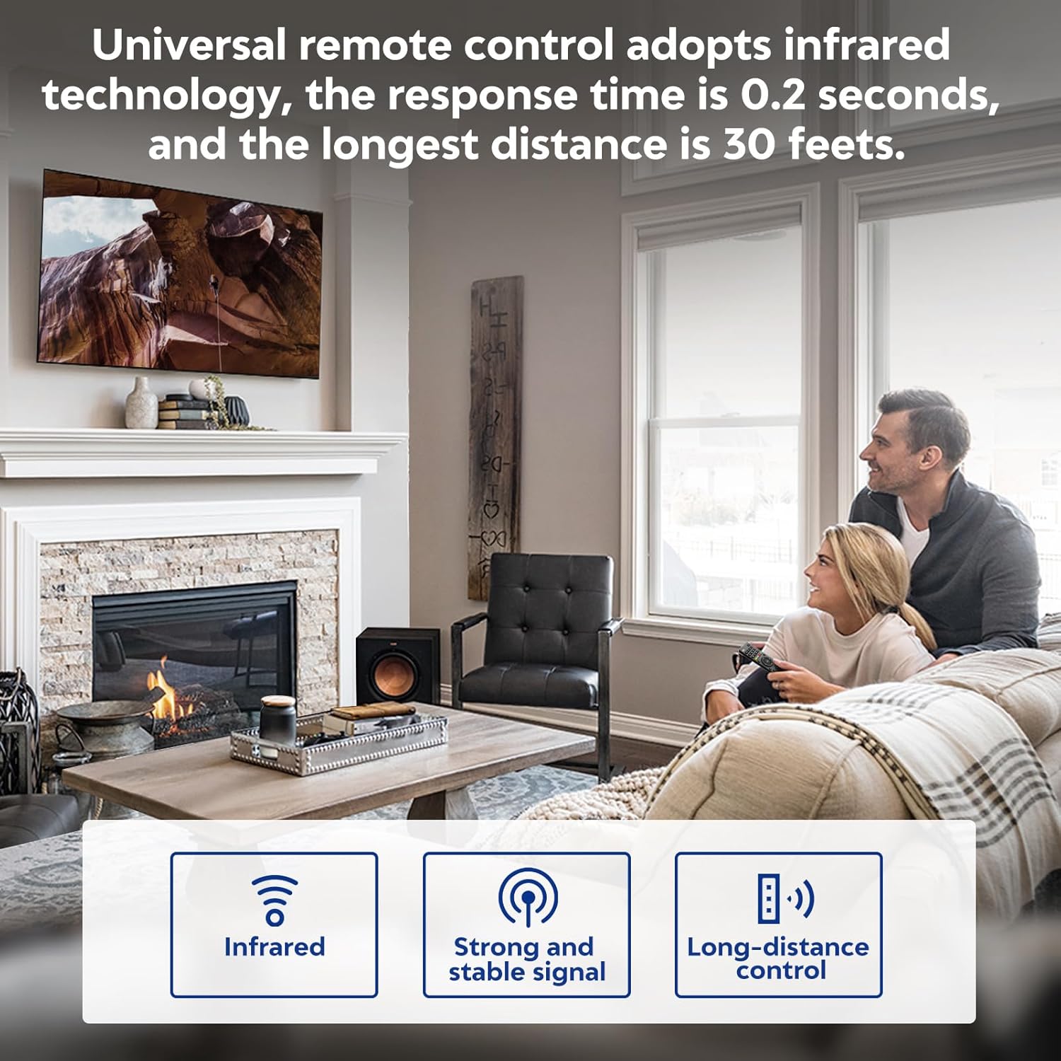 Thumbnail 6 de Universal TV Remote Control for Samsung, LG, Vizio and More: One-For-All Replacement