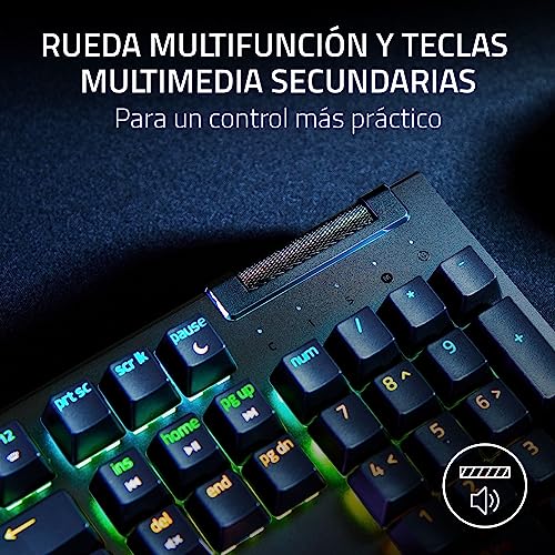Thumbnail 3 de Razer BlackWidow V4 X: Teclado mecánico gaming con switches amarillos y iluminación Chroma RGB