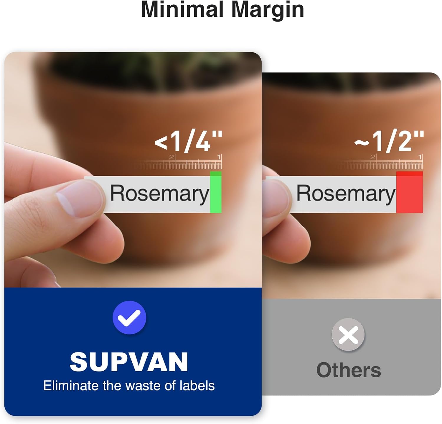 Thumbnail 3 de SUPVAN G15M Mini Portable Label Maker: Compact, Rechargeable Thermal Printer for Home, Garage and Office