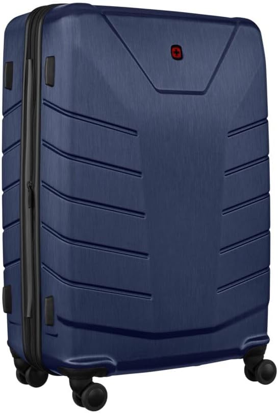 Detalle de WENGER Pegasus Large Hard-Shell Suitcase with 4 Wheels (610852) – Estate Blue, 99–115 L