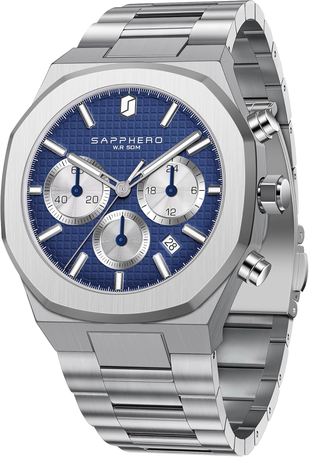 Thumbnail 5 de SAPPHERO Orologio da uomo 50M impermeabile