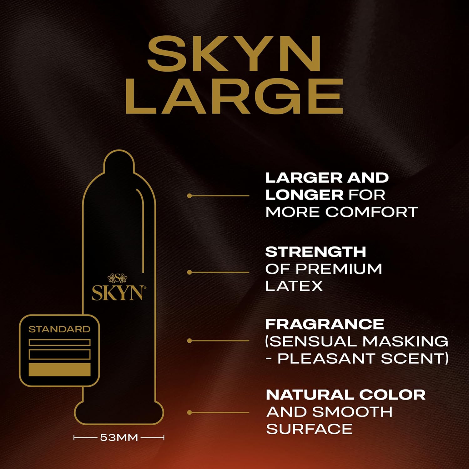 Detalle de SKYN Large SKYNFEEL XL Condoms 56 mm