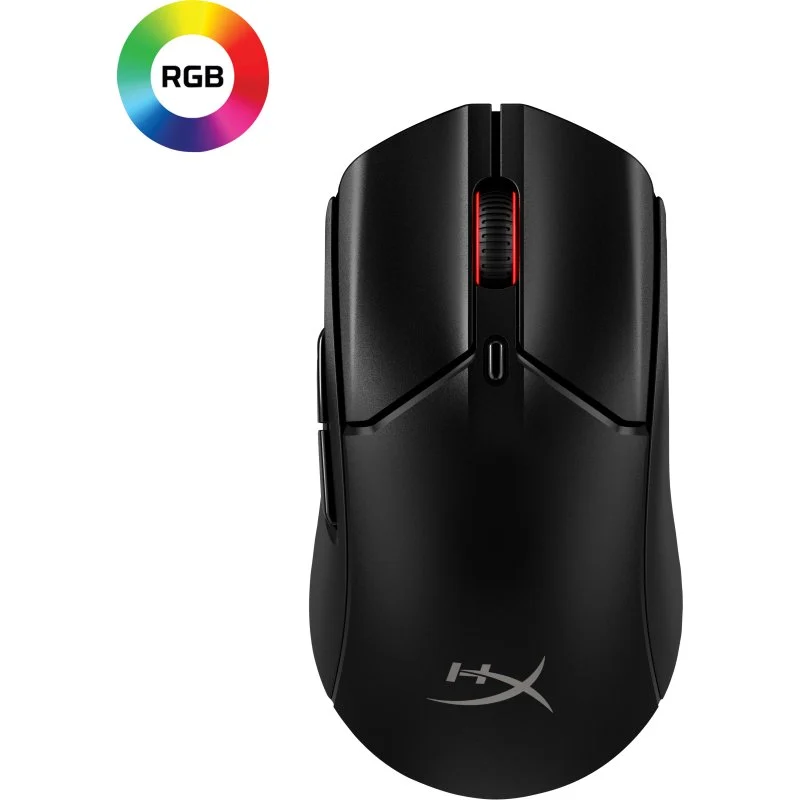 Detalle de HyperX Pulsefire Haste 2 Ratón Gaming Inalámbrico RGB