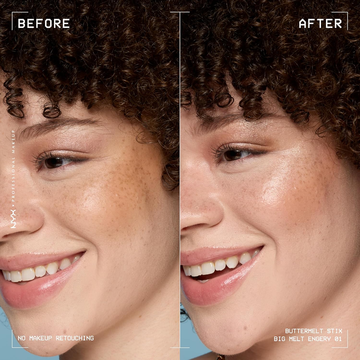 Detalle de NYX Professional Makeup Buttermelt Glaze Stix Illuminante in stick per viso e corpo, Big Melt Energy (5 g)