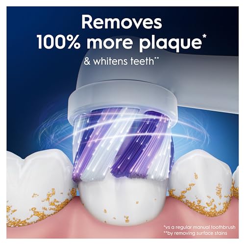 Thumbnail 1 de Oral-B iO Radiant White Brush Heads (6 Pack) – Angled Bristles for Deeper Plaque Removal
